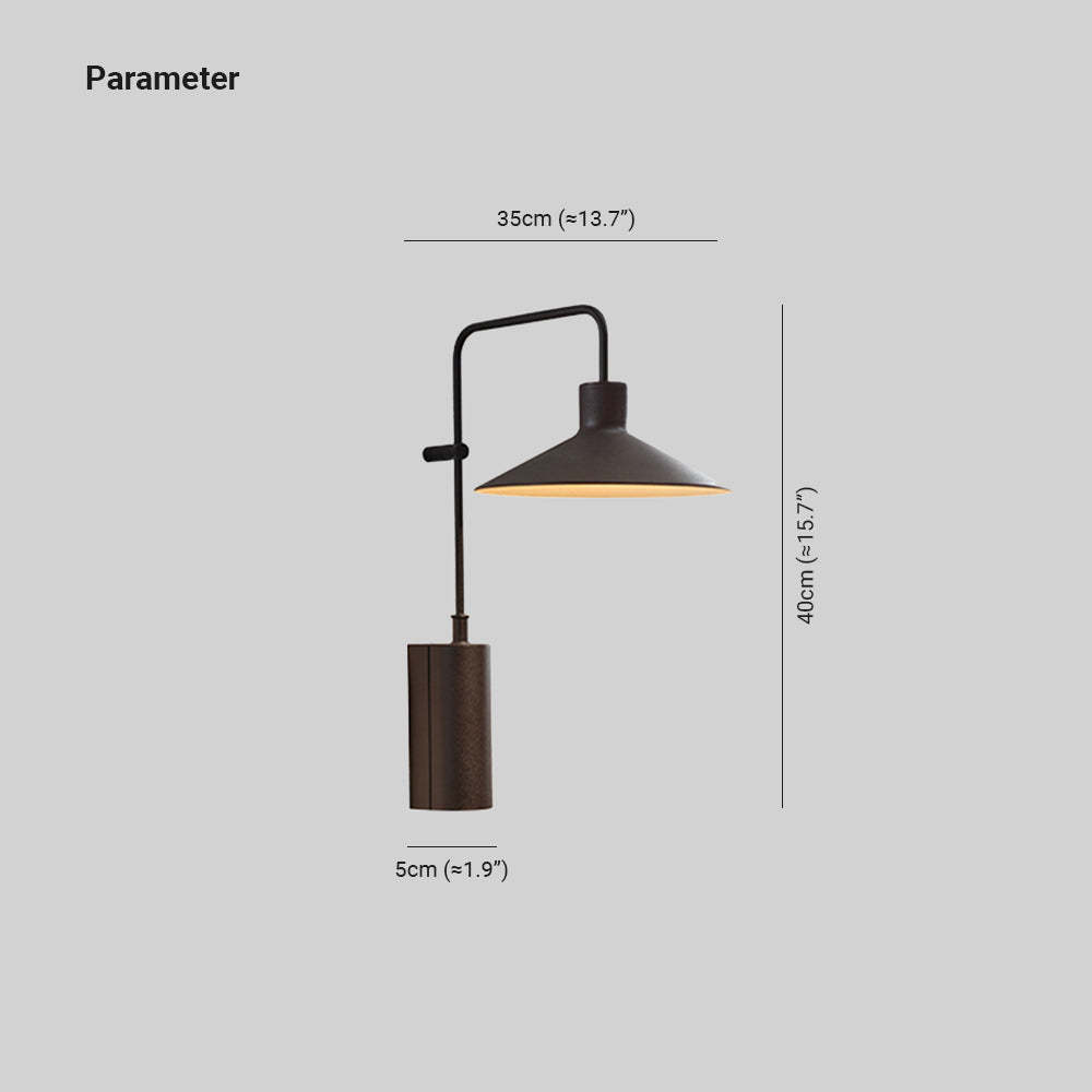 Carins Outdoor Wall Lamp Dimensions, 35cm, 40cm, 5cm