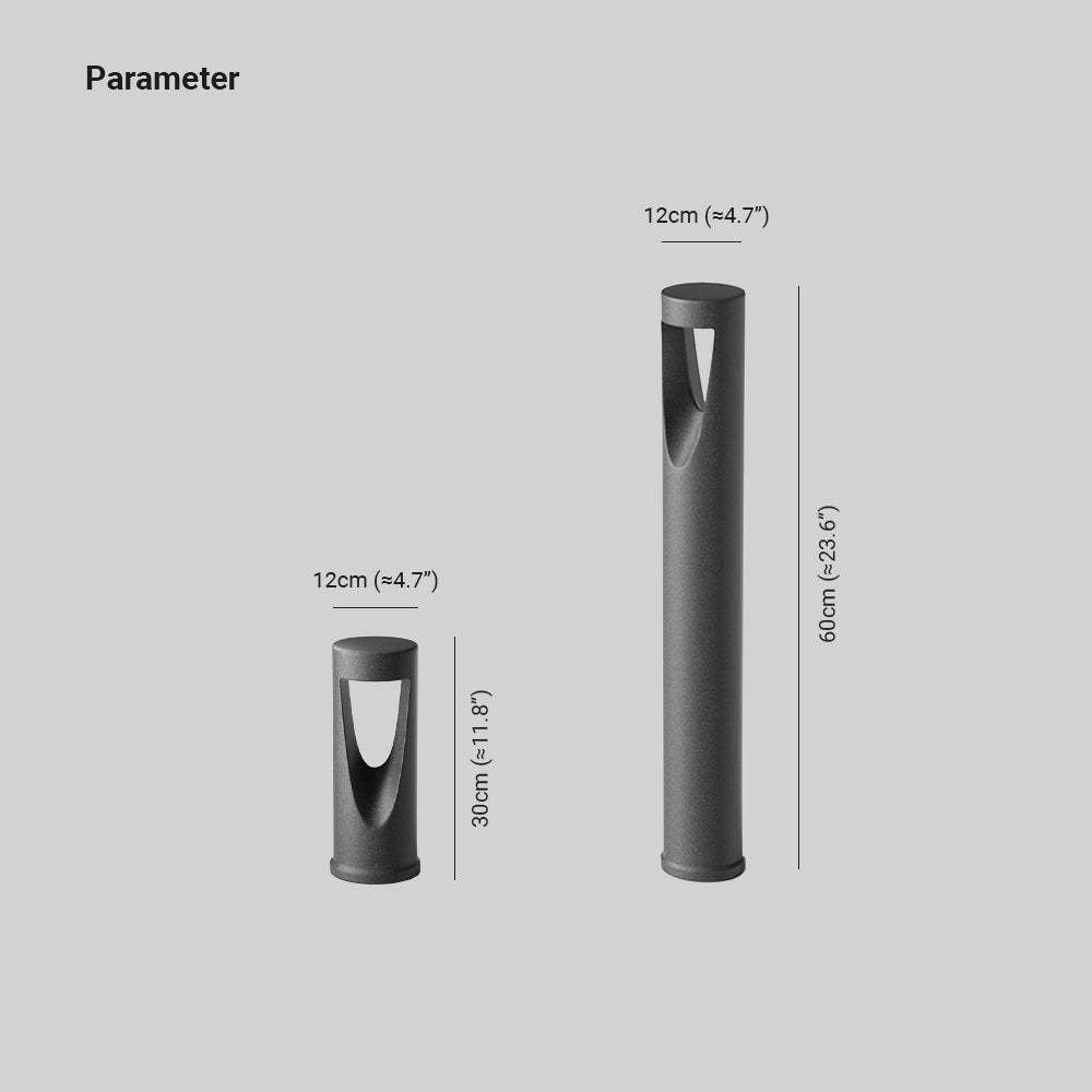 Pena Outdoor Path Light Dimensions