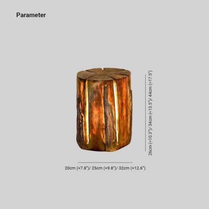 Orr Wood Outdoor Lamp Table Dimensions