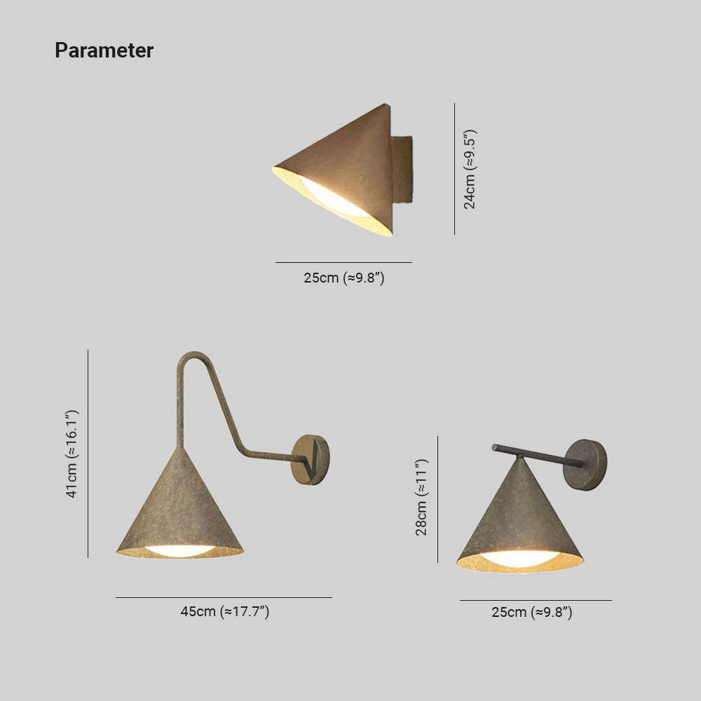 Carins Modern Minimalist Wall Lamp Dimensions