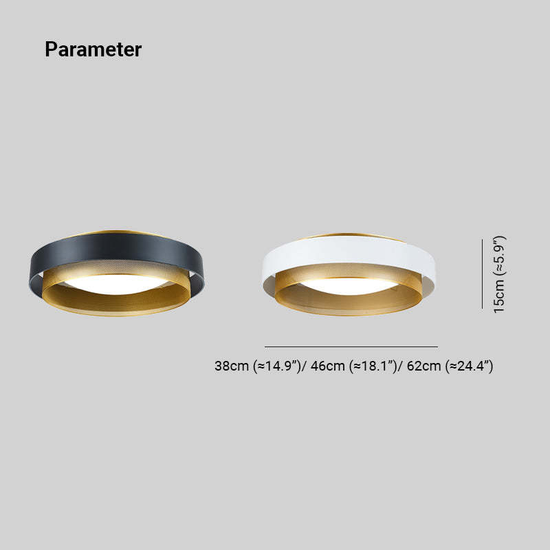 Quinn ceiling light dimensions, metal and acrylic material