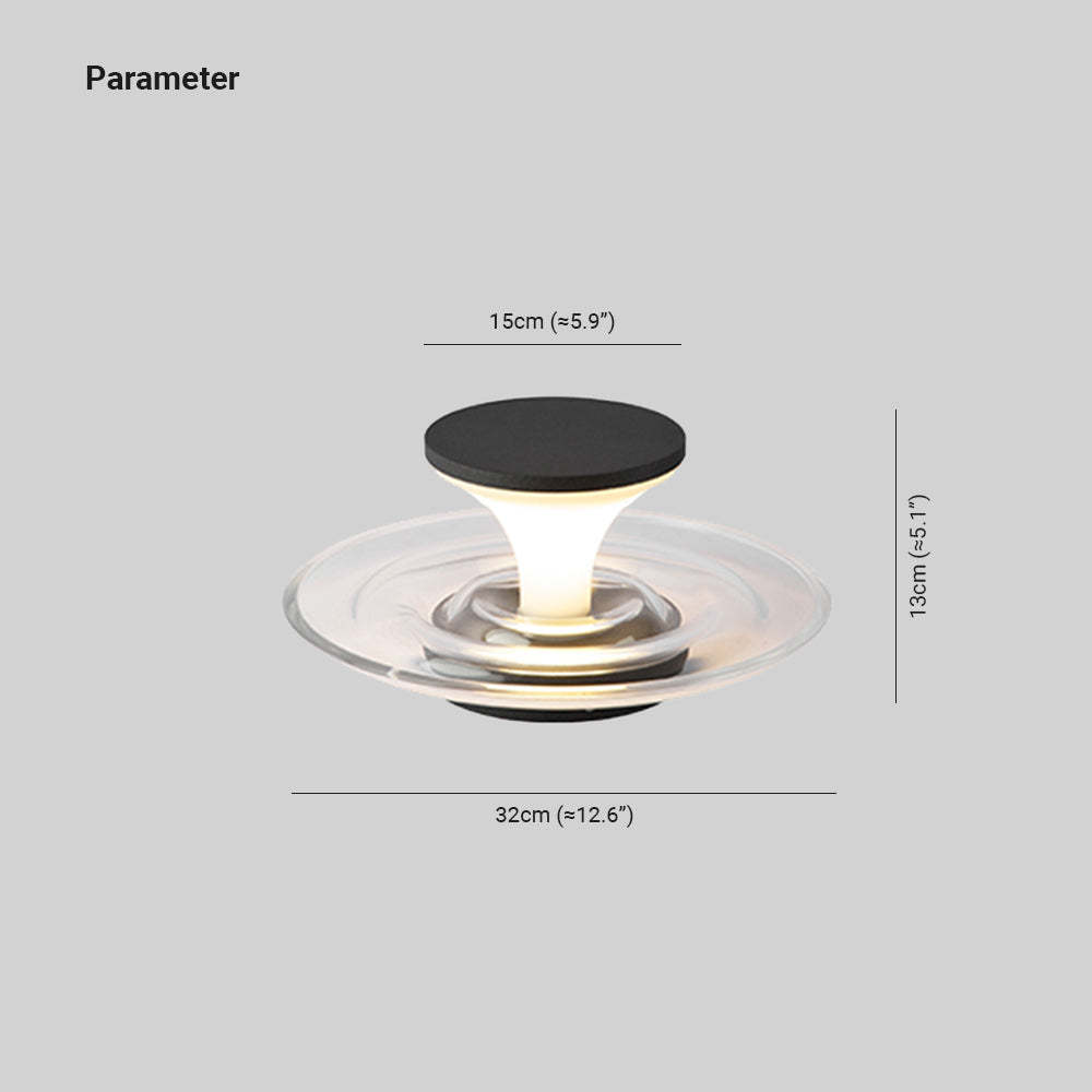 Orr Modern Outdoor Ground Lamp - Dimensions