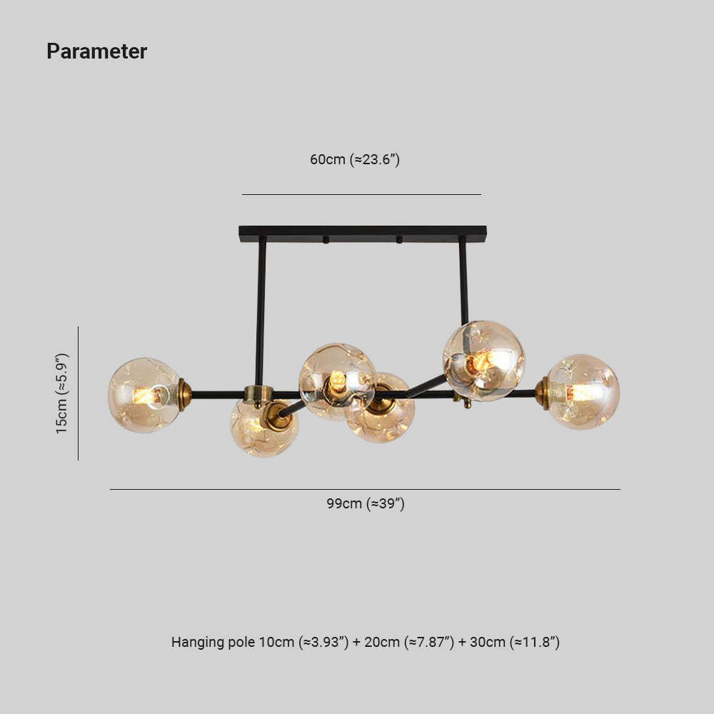 Valentina pendant light dimensions