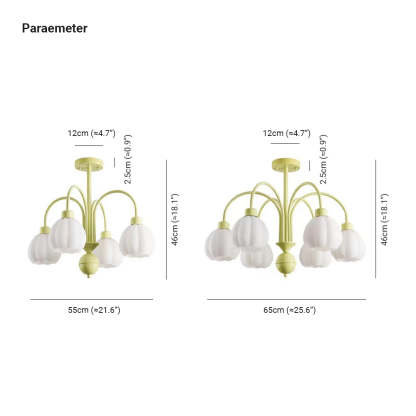 Lily Pumpkin Ceiling Light Dimensions Lily Modern Pumpkin Metal Flush-Mount Ceiling Light