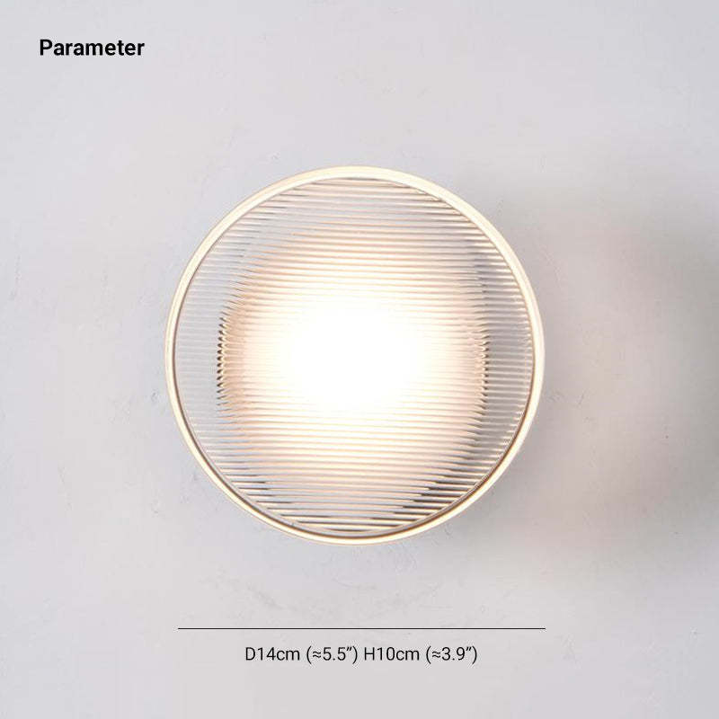 Veta Mini Bowl Wall Lamp product detail with dimensions