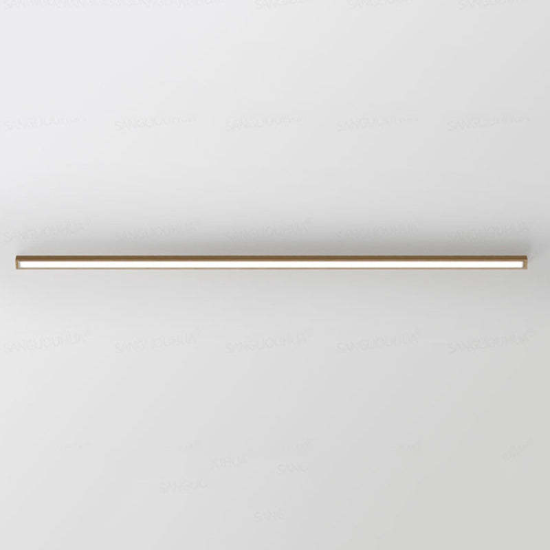 Wood Edge Linear Ceiling Light - Modern Lighting