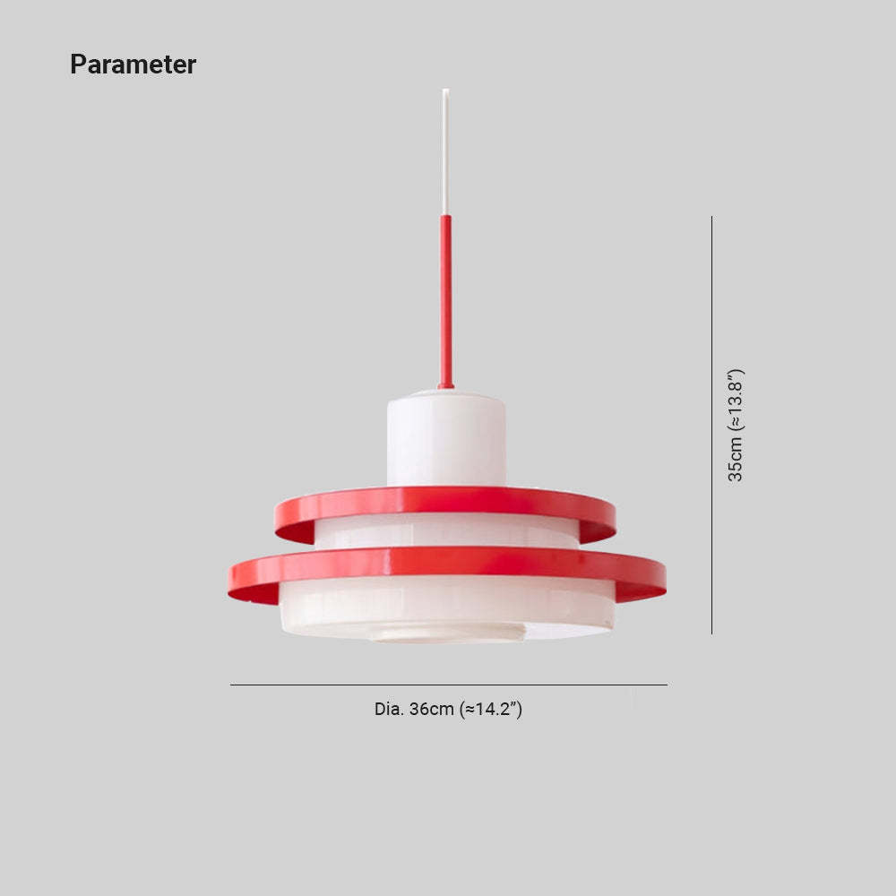Hailie Bauhaus Pendant Light - Dimensions and Parameter