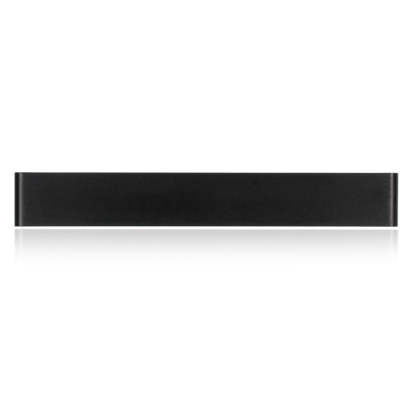Edge Minimalist Wall Lamp detail, black rectangular design
