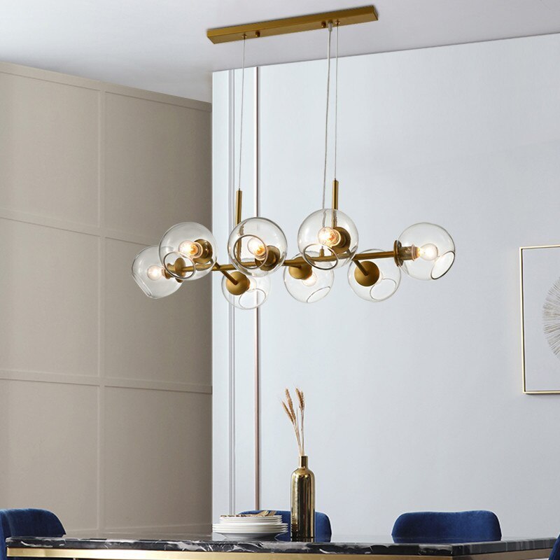 Glass Globe Bubble Pendant Light for Living Room Valentina Modern Glass Globe Bubble Pendant Light Living Room