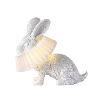 Alice Decorative Modern Rabbit Table Lamp Resin Bedroom