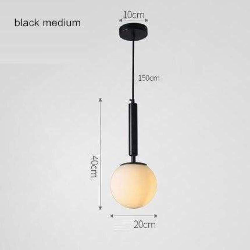 Valentina Modern Glass Ball Pendant Light