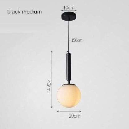 Valentina Modern Glass Ball Pendant Light