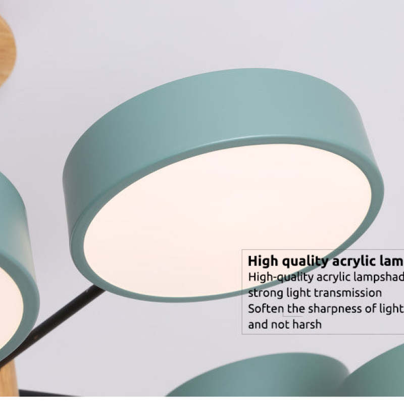 Sienna Art Deco Pendant Light, High-quality acrylic lampshade