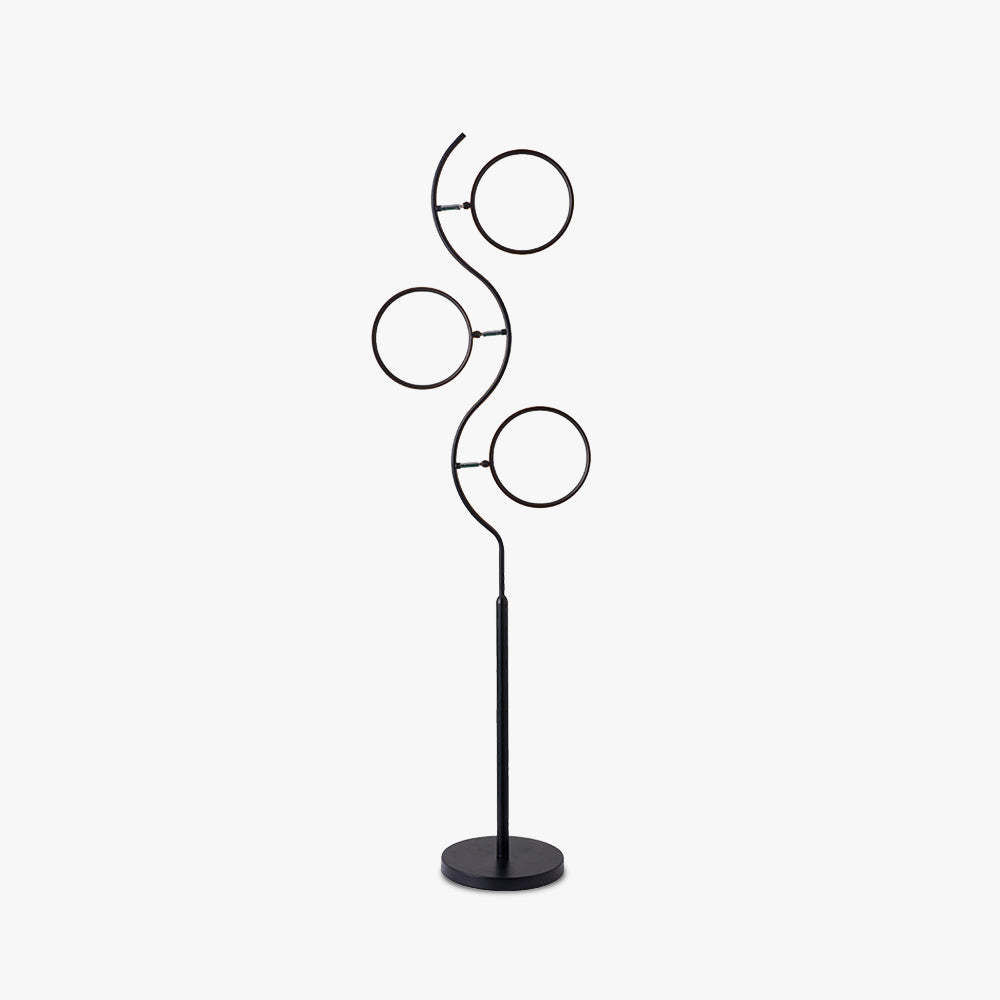 Louise Modern Nordic Curved Acrylic Metal Floor lamp