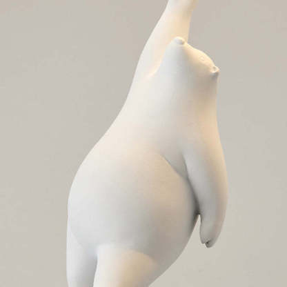 Fateh Bear Balloon Light detail, resin fixture