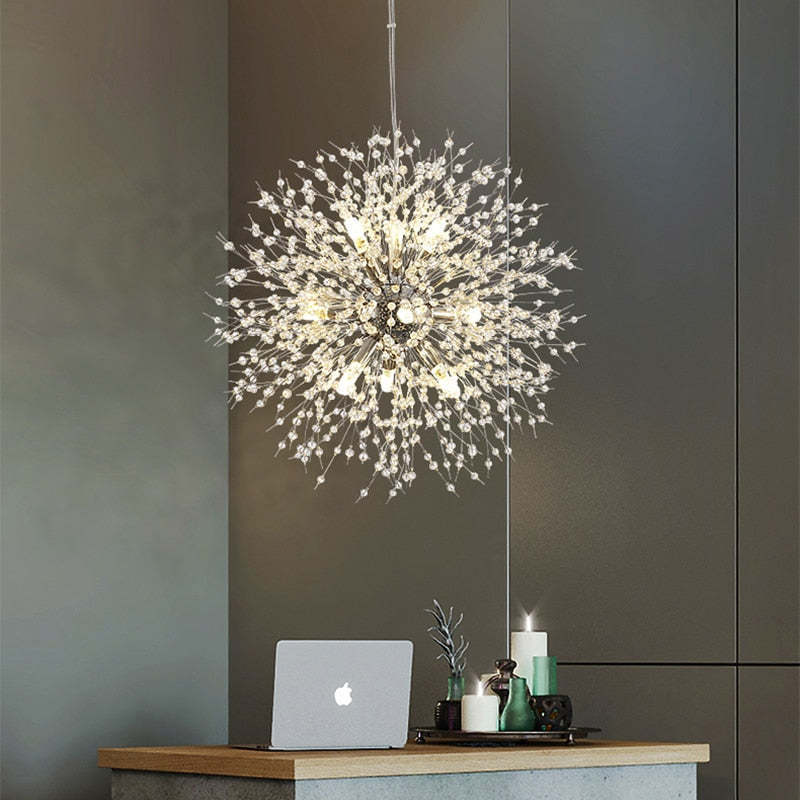 Lili Vintage Pendant Light illuminating a living space