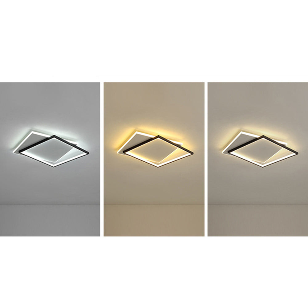 Quinn Square Ceiling Light - Color Temperature Options