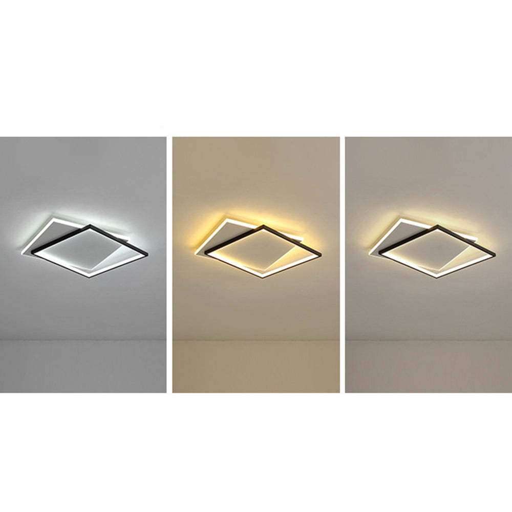 Quinn Square Ceiling Light - Color Temperature Options
