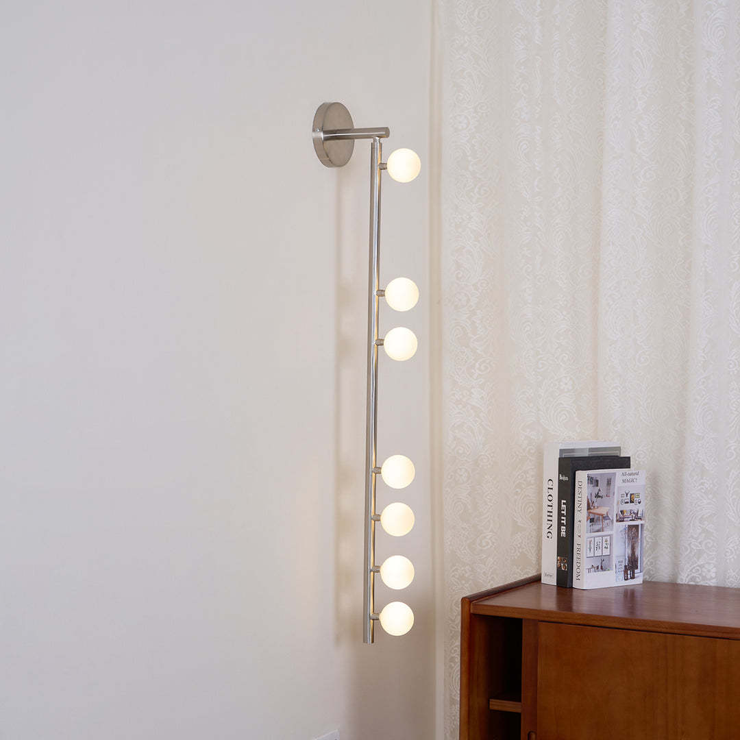 Edge Minimalism Metal Glass Wall Lamp Bedroom Living Room