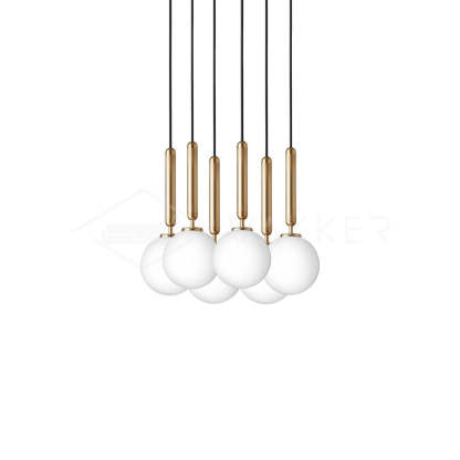 Hailie Minimalism Oval Nordic Modern Pendant Light Bedroom Living Room