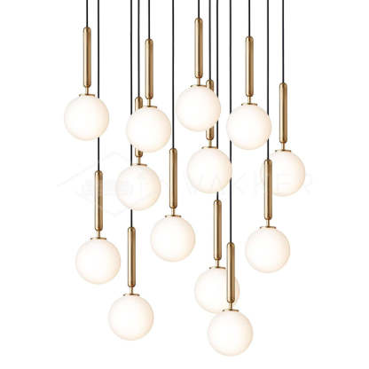 Hailie Minimalism Oval Nordic Modern Pendant Light Bedroom Living Room
