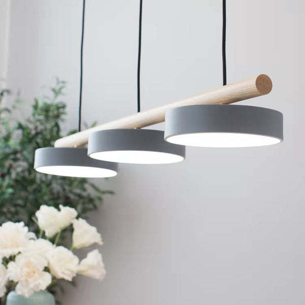 Morandi Modern Metal Wood Resin Acrylic Pendant Light Dining Room Bedroom