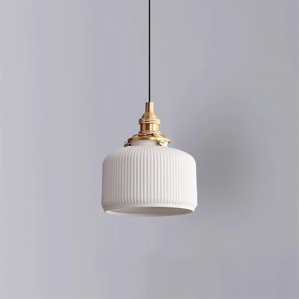 Hailie Modern Luxury Round Ceramics Pendant Light Bedroom Dining Room