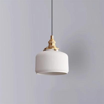 Hailie Modern Luxury Round Ceramics Pendant Light Bedroom Dining Room