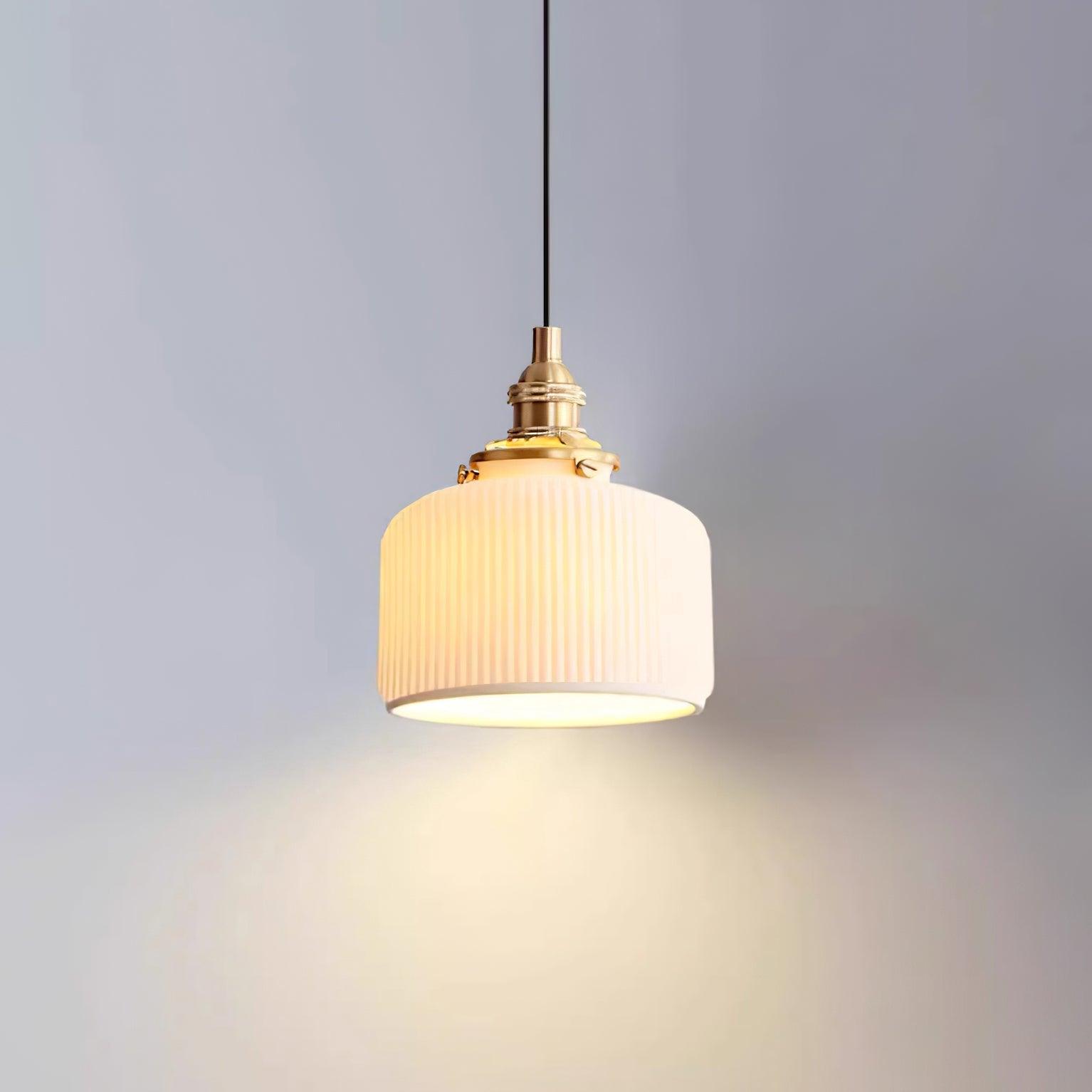 Hailie Modern Luxury Round Ceramics Pendant Light Bedroom Dining Room