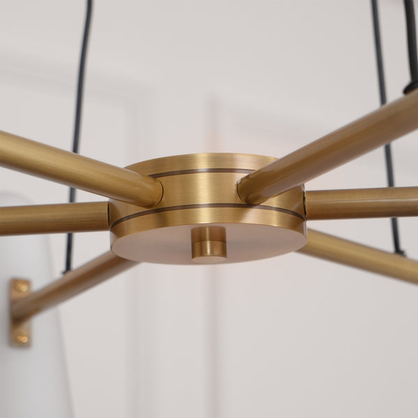 Alessio Minimalism Metal Glass Pendant Light Dining Room Bedroom
