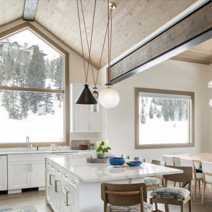 Alessio Unusual Metal Glass Pendant Light Bedroom Living Room