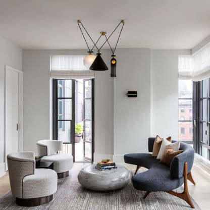 Alessio Unusual Metal Glass Pendant Light Bedroom Living Room