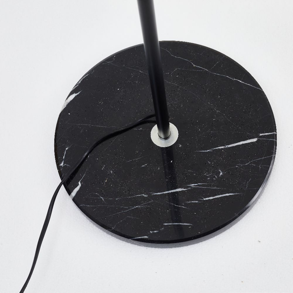 Salgado Floor Lamp Base Detail - Black Marble