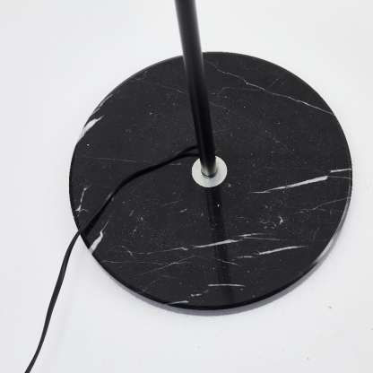 Salgado Floor Lamp Base Detail - Black Marble