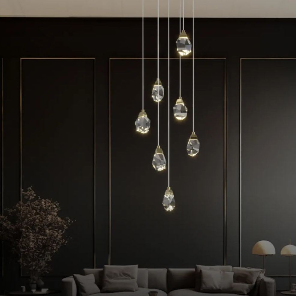 Marilyn Design Ball Glass Metal Pendant Light Living Room