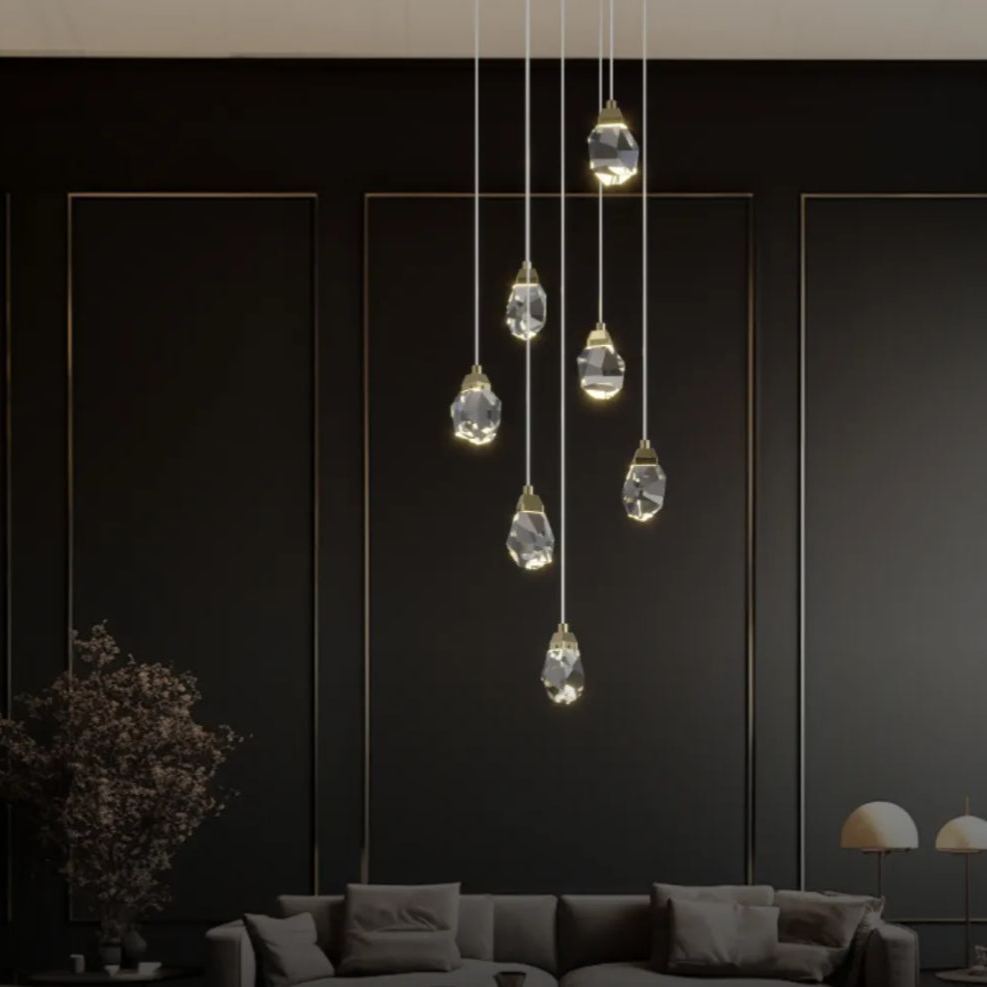 Marilyn Design Ball Glass Metal Pendant Light Living Room