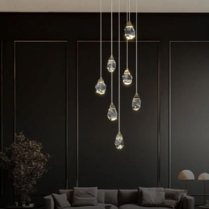 Marilyn Design Ball Glass Metal Pendant Light Living Room