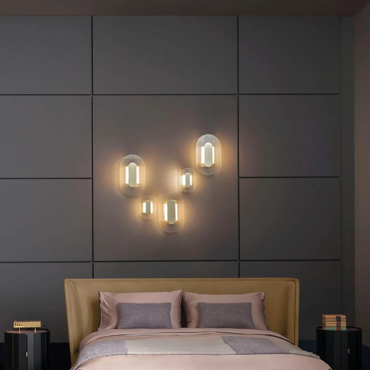Orr Minimalism Metal Glass Wall Lamp Dining Room  Bedroom