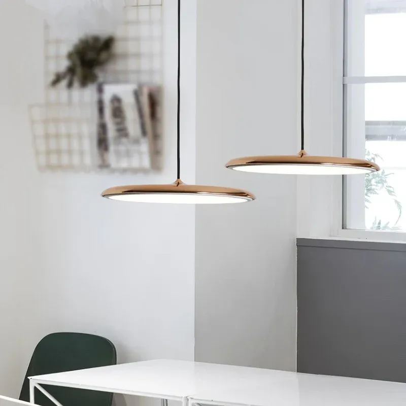 Morandi Macaron Plate Pendant Lights