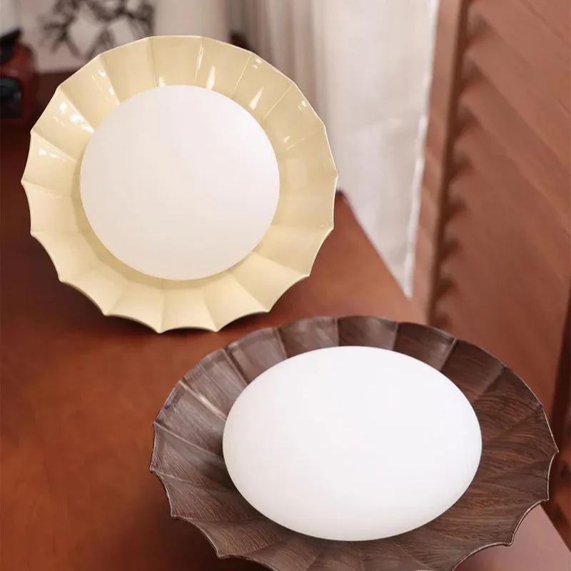 Morandi Round Petal Flush Mount Ceiling Light