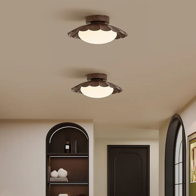 Morandi Round Petal Flush Mount Ceiling Light
