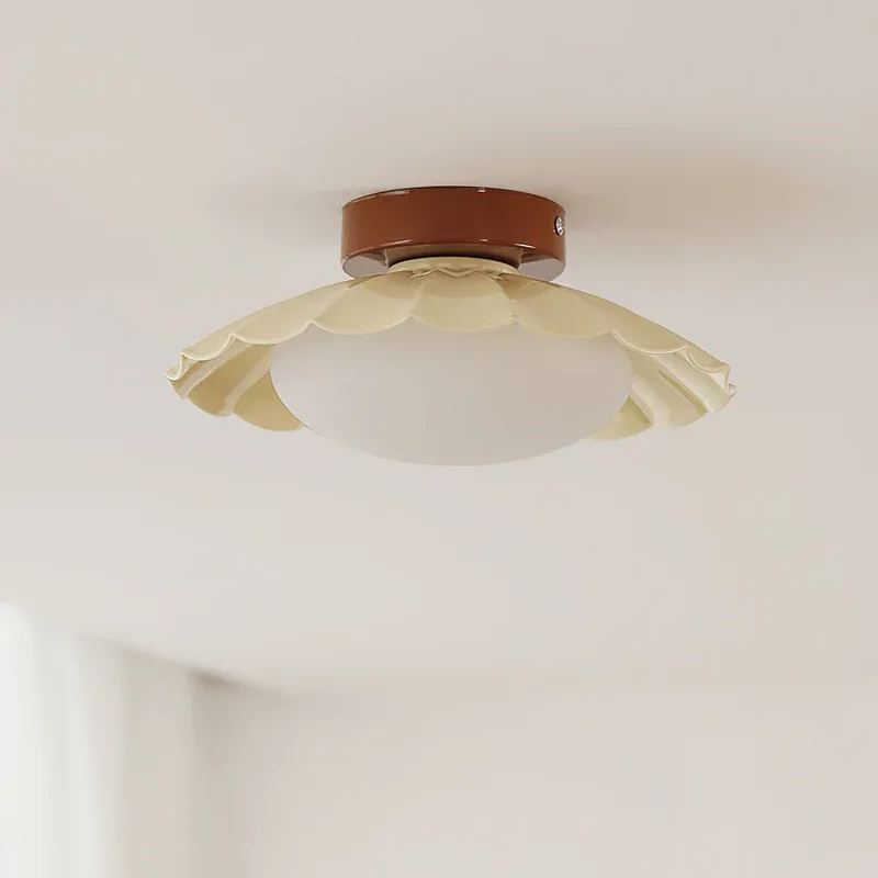 Morandi Round Petal Flush Mount Ceiling Light