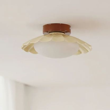 Morandi Round Petal Flush Mount Ceiling Light