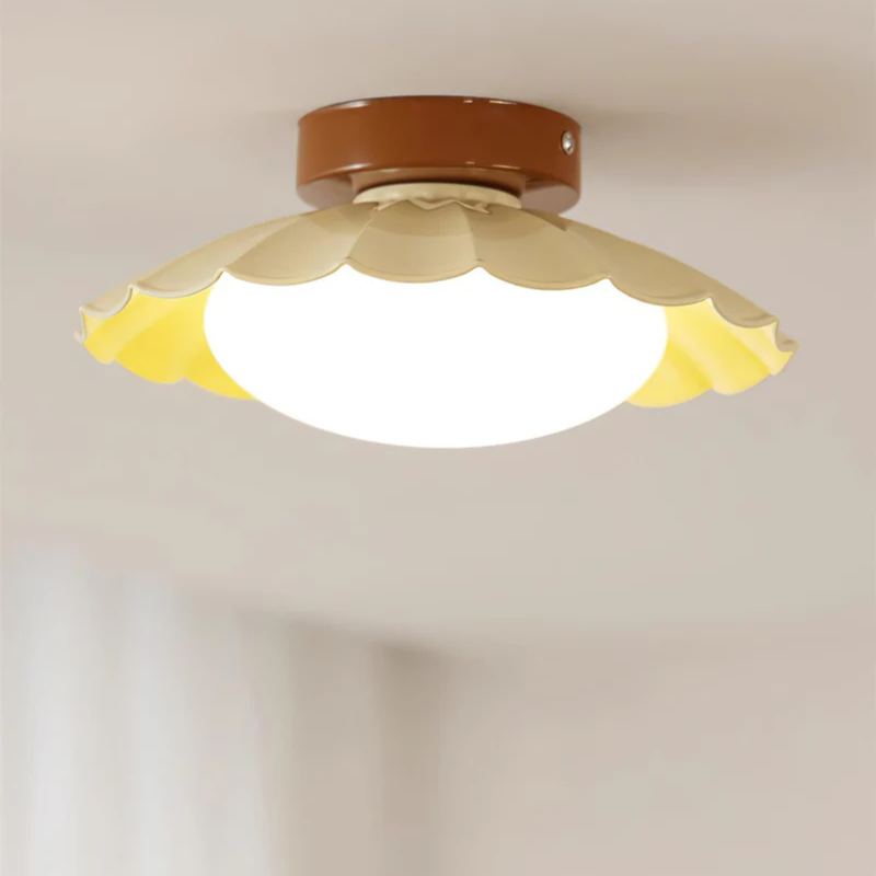 Morandi Round Petal Flush Mount Ceiling Light