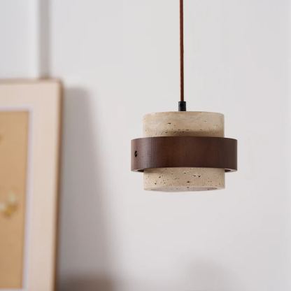 Zaid Modern Travertine Pendant Light