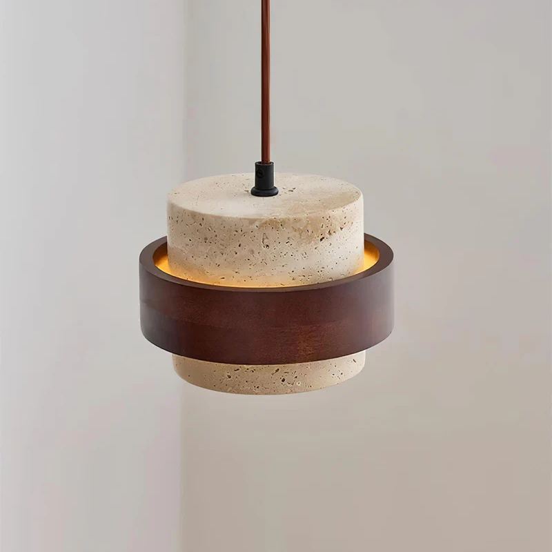 Zaid Modern Travertine Pendant Light