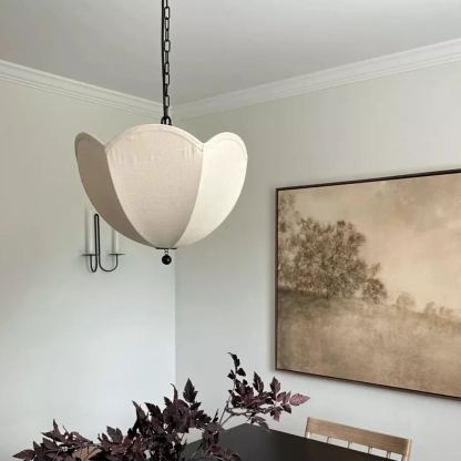 Dining room with pendant light, modern home decor