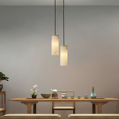 Ozawa Pendant Light above dining table
