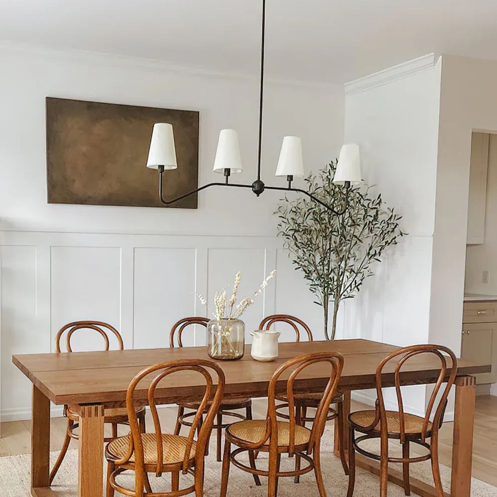 Alessio Vintage Classical Metal Fabric Pendant Light Shades Living Dining Room