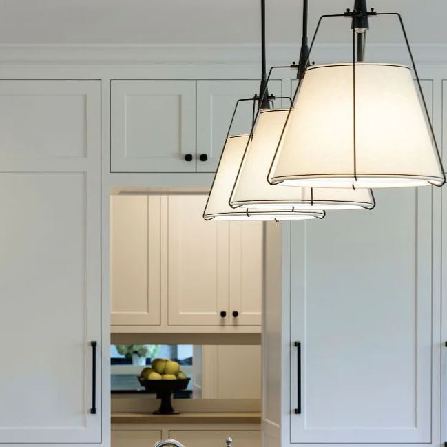 Alessio Vintage Special Metal Fabric Pendant Light Shades Dining Room